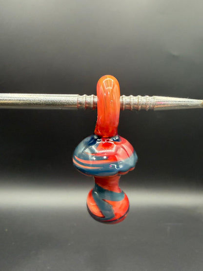 Sculpted mushroom pendant