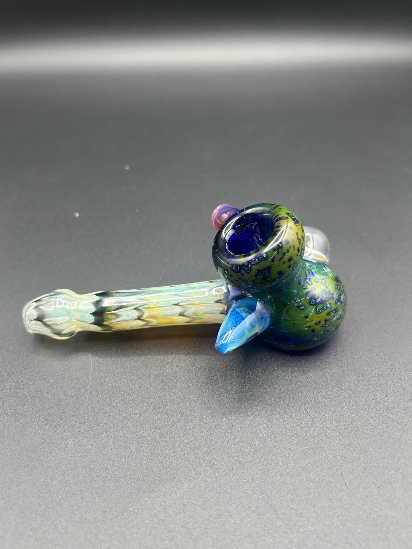 Collab Hammer- Two Piece Fume Over Cobalt with Wrap & Rake Mouthpiece
