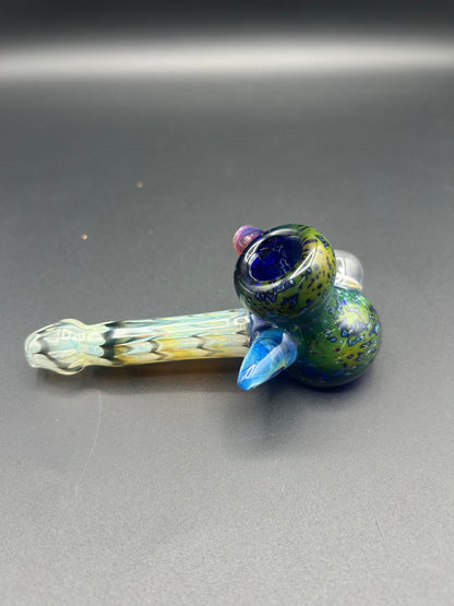 Collab Hammer- Two Piece Fume Over Cobalt with Wrap & Rake Mouthpiece