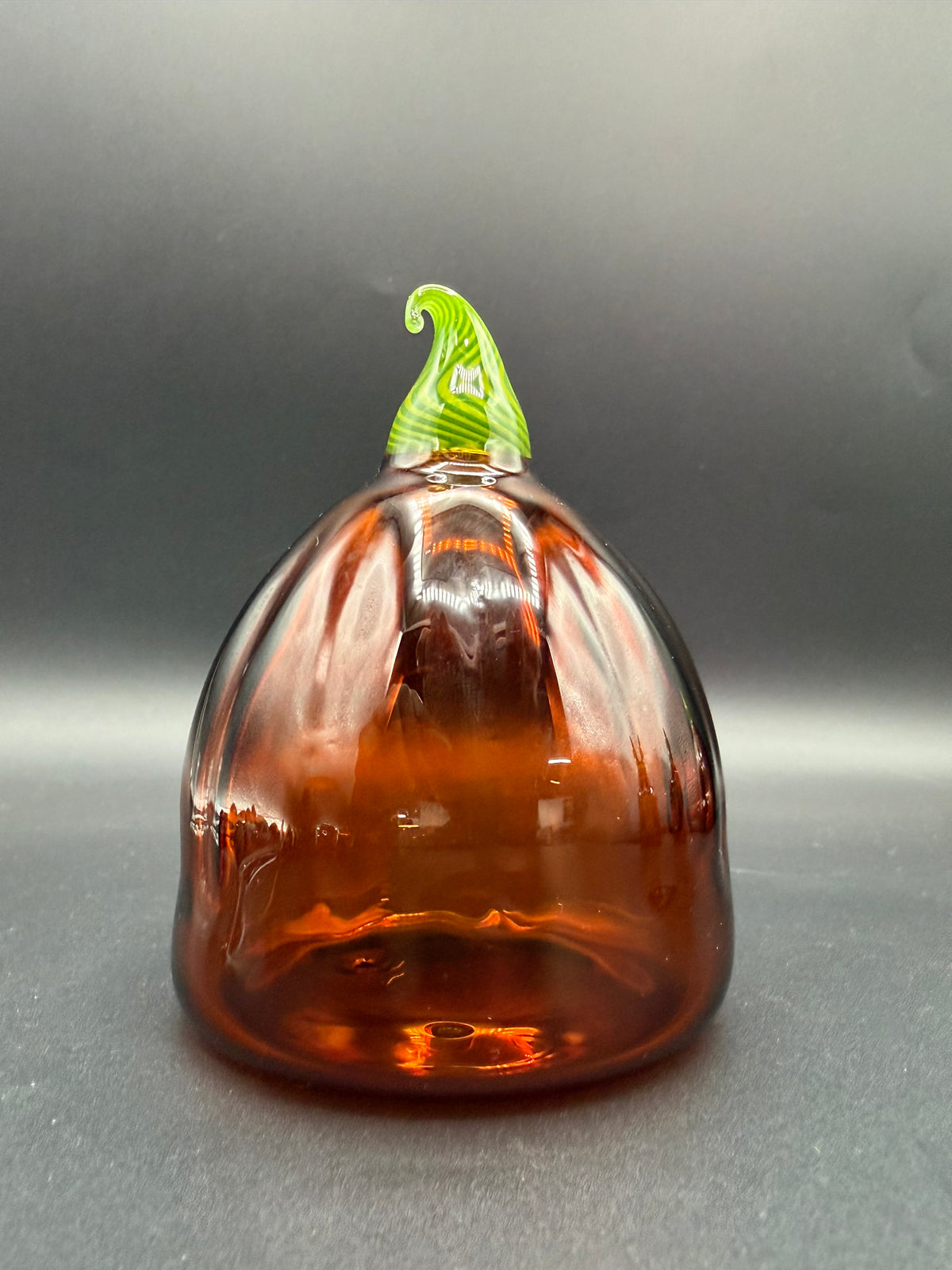 Set of 3 Handmade Glass Pumpkins
