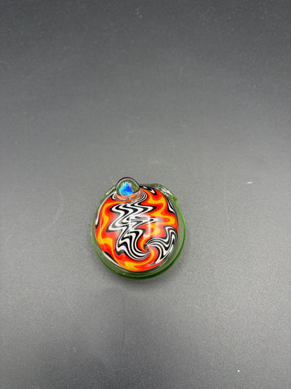 Fire & Jailbreak reversal pendant w/ Opal