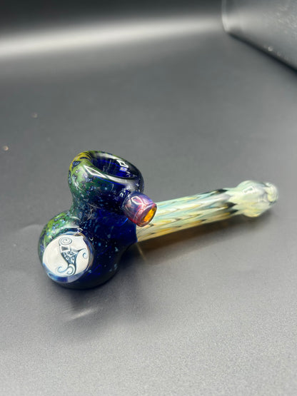 Collab Hammer- Two Piece Fume Over Cobalt with Wrap & Rake Mouthpiece